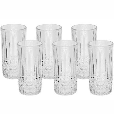 Imagem de Jogo 6 Copos De Vidro Long Drink Luita 9395 - Mimo Style