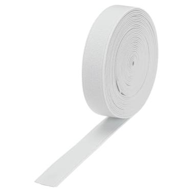 Imagem de Generic Faixas elásticas para costura 0,8" (2 cm) carretel elástico de malha branca de 5 jardas de alta elasticidade para perucas, cintura e calças