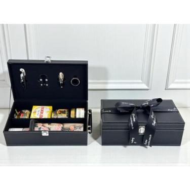 Imagem de Kit Executiva Queijo e Vinho La Piu Belle - Cestas Sofisticadas