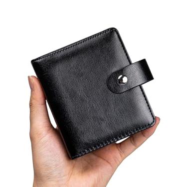 Imagem de Mini álbum de 52 quadros para filme de 2x3 polegadas - Álbum pequeno para câmeras instantâneas Fuji Instax Mini 12 11 9 8 7 40, fotos Polaroid Hi-Print e porta-cartões de fotos Kpop (Ferroso)