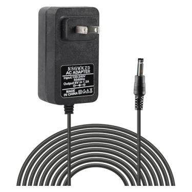 Imagem de NSGWKZD Fonte De Alimentação 6V 1,5A, Conector 5,5 X 2,5 Mm/2,1 Mm Para Câmeras Segurança, Cabo Adaptador Ca/Cc Luzes Led 6 Pés