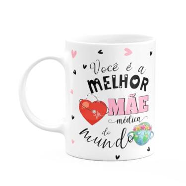 Imagem de JPS INFO, Caneca Mães e Profissões - Melhor mãe médica do mundo