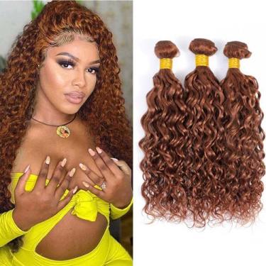 Imagem de Pacotes de cabelo MAMART Brown Water Wave Brazilian Virgin x3