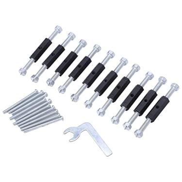 Imagem de KIMISS Conjunto de Ferramentas de Reparo de Caixa de Junção Tipo 86 - Kit de Chave de Parafuso de Suporte para Interruptor de Parede e Reparo de Tomada (86 Suporte de Isolamento)