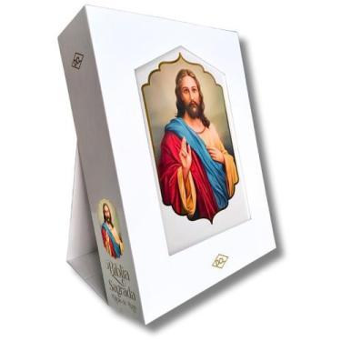 Imagem de Bíblia Sagrada Católica Grande - Capa Branca Edição Luxo