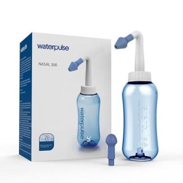 Imagem de Irrigador Lavador Higienizador Nasal Waterpulse Com 2 Bicos Azul 300ml