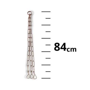 Imagem de Corrente tripla para pendurar vaso, pratos, plantas e xaxim em ferro r