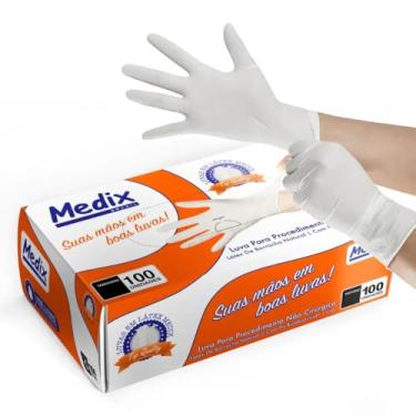 Imagem de Luva Látex Lisa com Pó, Descartável, Caixa com 100 Unidades, Top Quality (Extra Pequena)