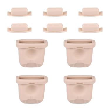 Imagem de 4un. Diafragma Bomba Tira-Leite com 6un. Tampa Bico para Eufy, Peças de Reposição para Bomba Tira-Leite de Silicone Compatível com Eufy E10/S1/S1 Pro