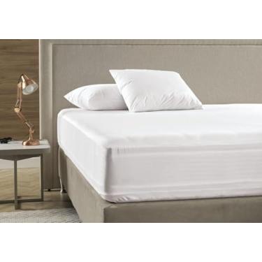 Imagem de Protetor de Colchão Impermeável Cama Box antiácaros Queen Teka Protect