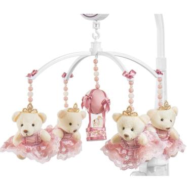 Imagem de Móbile para berço musical e giratório Ursa Princesa Rose