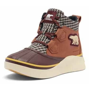 Imagem de SOREL Bota feminina à prova d'água clássica Out N About lV, Castanho/Redwood rústico, 42