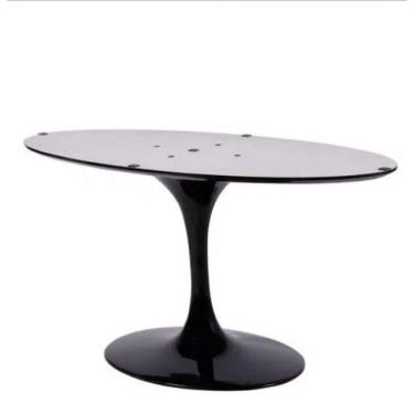 Imagem de Base De Mesa De Jantar Oval De 198x122 Cm Até 244x137