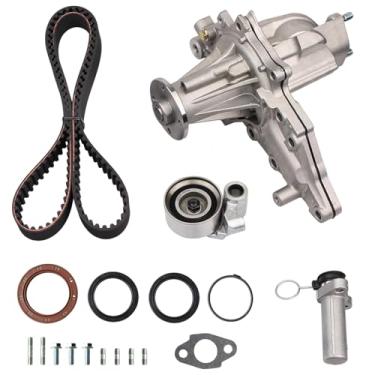 Imagem de AUCERAMIC Kit de correia dentada do motor TKT-031 com bomba de água para Lexus GS300 1998-2005, apto para Lexus IS300 2001-2005 - 3.0L DOHC 2JZGE [Substituir OE: TCKWP215 TKT031]