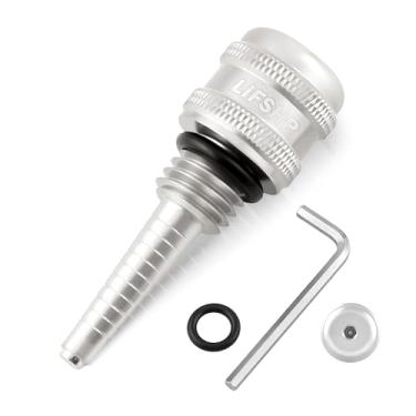 Imagem de LIFSHP Vareta magnética de óleo de liga de alumínio, para geradores inversores pequenos compatíveis com Wen 55201 Yamaha Predator 2000 Westinghouse Champion Ai Power Generac Pulsar-Silver