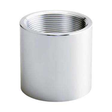 Imagem de A050941 Acoplamento completo rosqueado de alumínio 5.1 cm NPT conector de encaixe de tubulação fêmea 6061-T programação 101,6 cm de acordo com ANSI/ASME