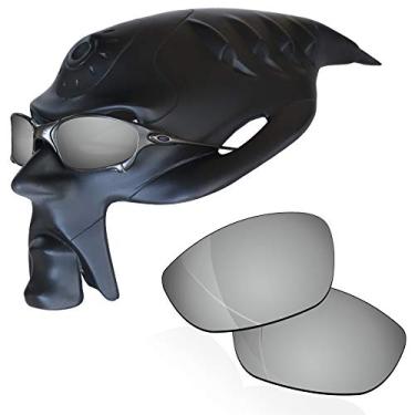 Imagem de Lentes polarizadas RockShell para óculos de sol Oakley Juliet, Gt Silver Mirrorfirm - Geekpolar, One Size