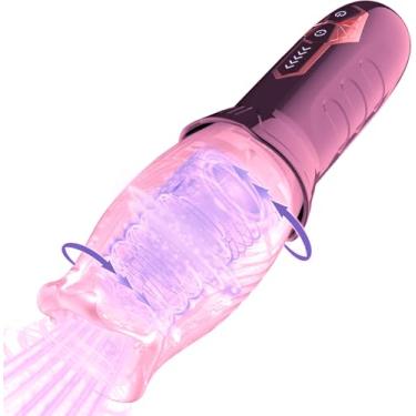 Imagem de Automatic Male Masturbator Cup, Quiet Adult Sex Toys for Men Realistic Pocket Pussy Vagina with 5 Rotation 10 Vibration Textured Depth Lifelike Soft and Sex Machine Z/Y1 (XXS)