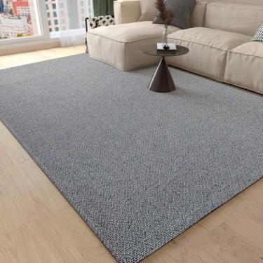 Imagem de Tapete Decorativo Zello 1,35m x 2,00m Para Quarto e Sala Antiderrapante (Preto)