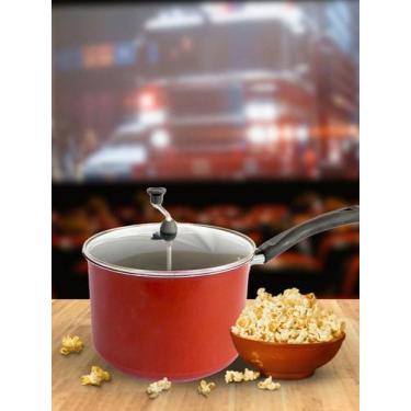 Imagem de Pipoqueira com Tampa de Vidro e Revestimento Antiaderente Teflon - Glo