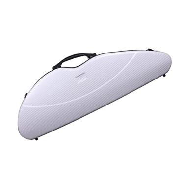 Imagem de Estojo de violino tamanho 4/4 misto de fibra de carbono durável forte com alça ajustável estojo profissional para violino (cor: 05)