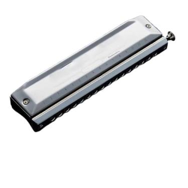 Imagem de Gaita cromática profissional para iniciantes adultos chave C 12 furos 48 tons (tipo 3 16 furos)