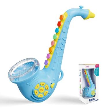 Imagem de Saxofone de brinquedo Contixo KT1 Blue Digital Saxaboom para crianças