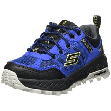 Imagem de Skechers Tênis unissex infantil Fuse Tread, Azul royal/preto, 13.5 Little Kid