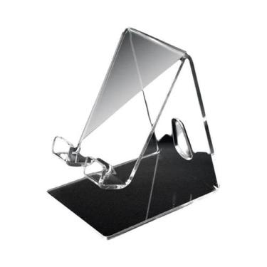 Imagem de Suporte Transparente De Acrílico Para Celular, Expositor Claro Para Hu