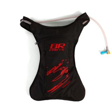 Imagem de Mochila De Hidratacao Br Parts Storm 2,5 L. - Preto/Vermelho-Unissex