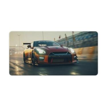 Imagem de R35 Racing Track Sports Speed Desk Table Pad Mouse Pad Antiderrapante Grande Material de Escritório Tapete de Mesa de Borracha Impermeável Tapete de Escrita para Escritório Jogo Casa 30 x 60 cm