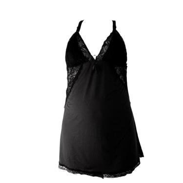 Imagem de CAMISOLA PLUS SIZE  DOLCE SEDUTTI EM RENDA PRETO D61