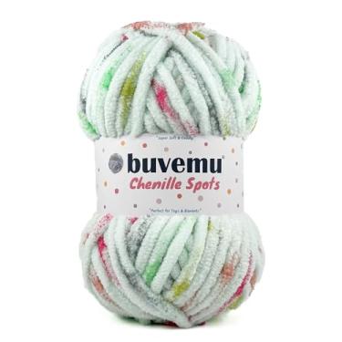 Imagem de Manchas de chenille multicolorido, super volumoso, fácil e rápido, tricô para brinquedos de pelúcia Amigurmi, cobertor, 100% micropoliéster, 100 gramas (100 g) 74 jardas (68 metros) (1, pontos - nº 8)