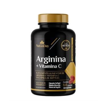 Imagem de Arginina + Vitamina C - 60 Cápsulas - Contribui para a saúde do sistema imunológico e combate o estresse oxidativo