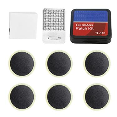 Imagem de Generic Remendo Requintado de Bicicleta Sem Cola, Fácil de Usar, Ferramenta de Reparo de Tubo de Pneu para Câmara de Ar, 6 X Remendo de Pneu para Bolsa Hidratante