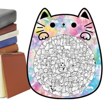 Imagem de Quebra-cabeça de para gatos – 135 peças bonito brinquedo gatinho brinquedo desafio, quebra-cabeças de para adultos | para adultos, crianças, meninos, meninas, aniversário, férias