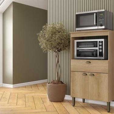 Imagem de Balcão para Cozinha 2 Fornos Moderna - THB Móveis