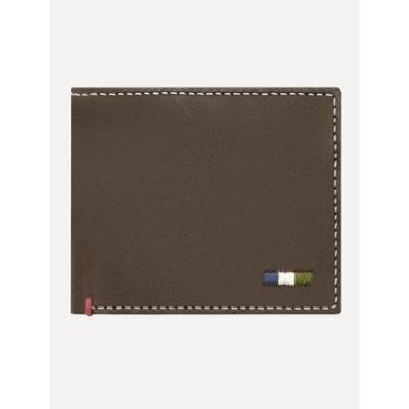 Imagem de Carteira Reserva Masculina Couro Parma Marrom Escuro-Masculino