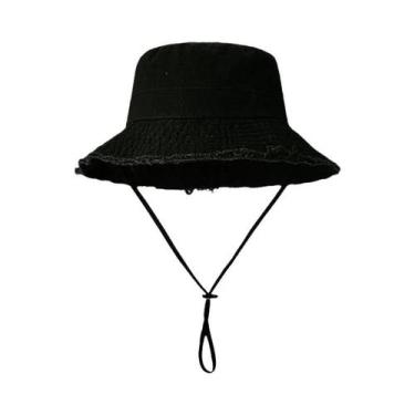Imagem de Chapéu De Praia Dobrável Com Franjas Para Mulheres, Proteção Solar, Co