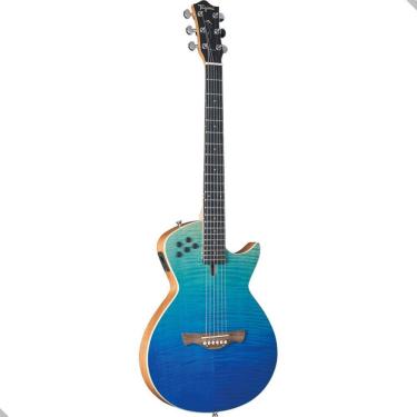 Imagem de Violão Aço Eletrico Tagima Modena I St Tblf Blue Fade