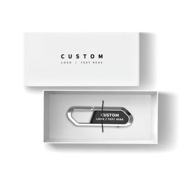 Imagem de Pen drive USB personalizado, pen drive giratório personalizado, pen drive USB portátil de alta velocidade para armazenamento de dados externos (10 peças, 64 GB)