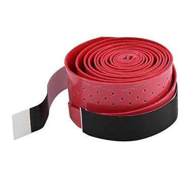 Imagem de Luqeeg Tiro Com Absorve Fita Resistente Ao Desgaste para Riser, Evita Escorregadio, Elástico para Raquete de Tênis/badminton/squash, 4 Cores (Vermelho)