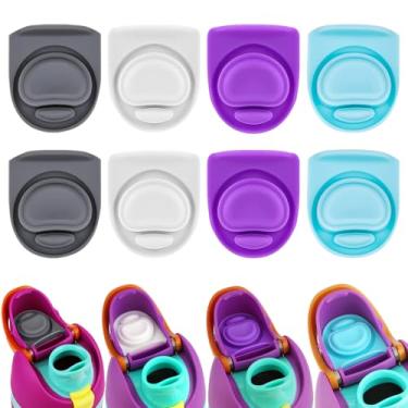 Imagem de ZONBBEE 8 peças de rolha de substituição para Owala FreeSip 680.4 g 947.2 g, tampa de tampa de vedação de silicone superior acessórios de peças de reposição compatíveis com Owala 16/19/24/32/1,134 g