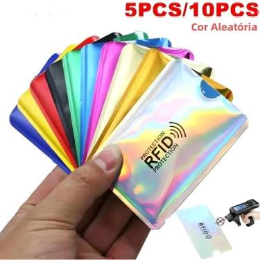 Imagem de Capas Transparentes Anti-RFID Para Cartões De Crédito E Débito - 10 Pe