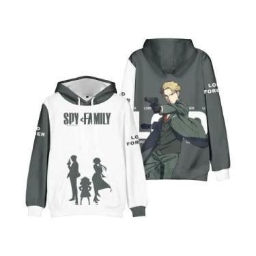 Imagem de Moletom Unissex Oversized Com Estampa 3D Anime Spy X Family, Casual E 