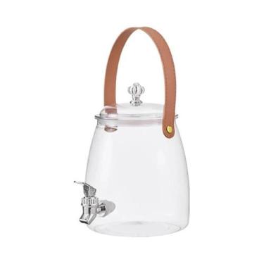 Imagem de Jarra De Água Fria Portátil 3/5L Com Torneira, Dispensador De Chá, Jar