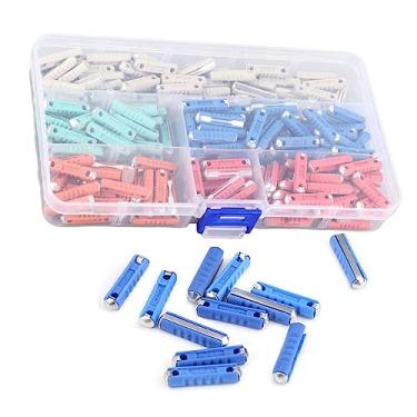 Imagem de Generic Kit de Fusíveis de Carro Em Formato de Torpedo Sortido de 200 Unidades, Econômico e Codificado por Cores, Caixa Organizada para Fácil Acesso, para Proprietários de Automóveis e Profissionais
