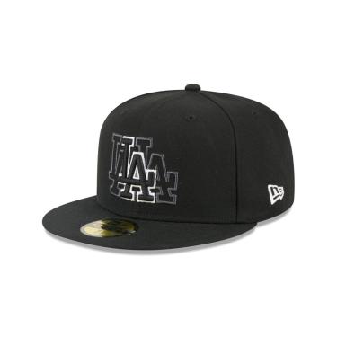 Imagem de BONE NEW ERA 59FIFTY LOS ANGELES DODGERS MLB PRETO-Masculino