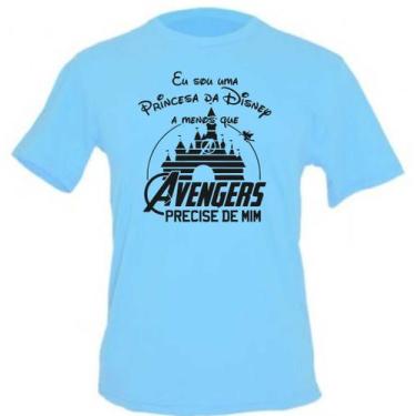 Imagem de Camiseta  Princesa Disney fornecedor M&M Presentes Personalizados, Azu