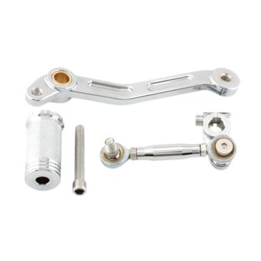 Imagem de harayaa Alavanca de freio, alavanca de câmbio, pedal de câmbio de substituição prático e para V, Prata